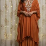 Gold-Dust Embellished Kaftan Set