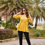 Mustard Muse - Mustard Yellow Short Kurti