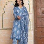 Ethereal Bloom Three - Piece Suit Set