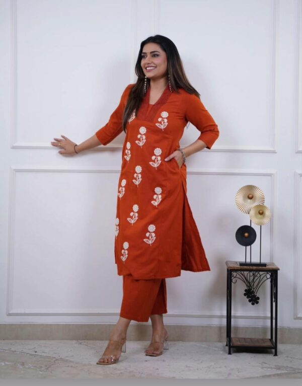 Rustic Charm Two-Piece kurta set