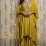 Pure Chinon Kaftan Tunic with Flared Sharara