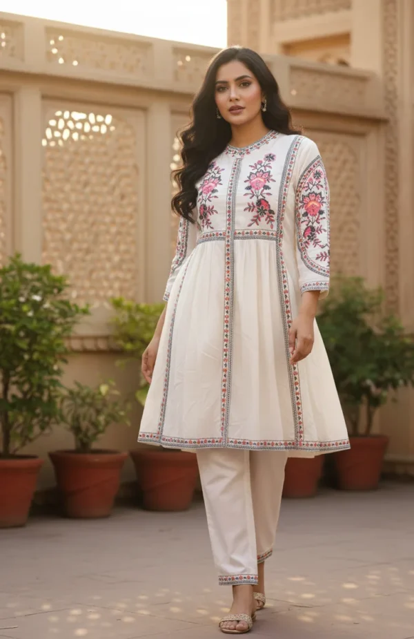 Phulkari Folk Embriodered Co-ord Set