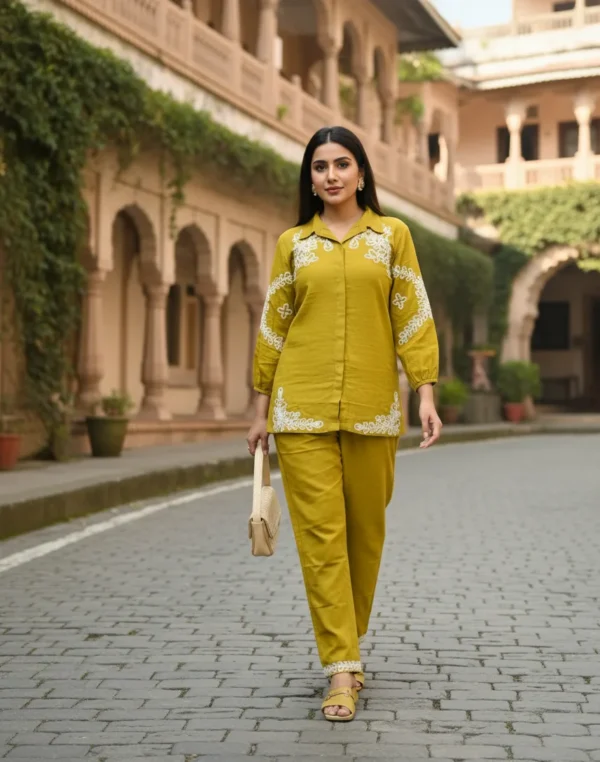 Soothing Grace Embriodered Co-ord Set