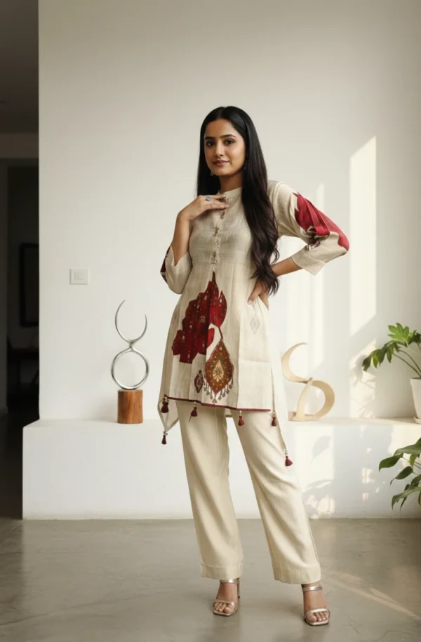 Pebble Dew Hemline Co-ord Set