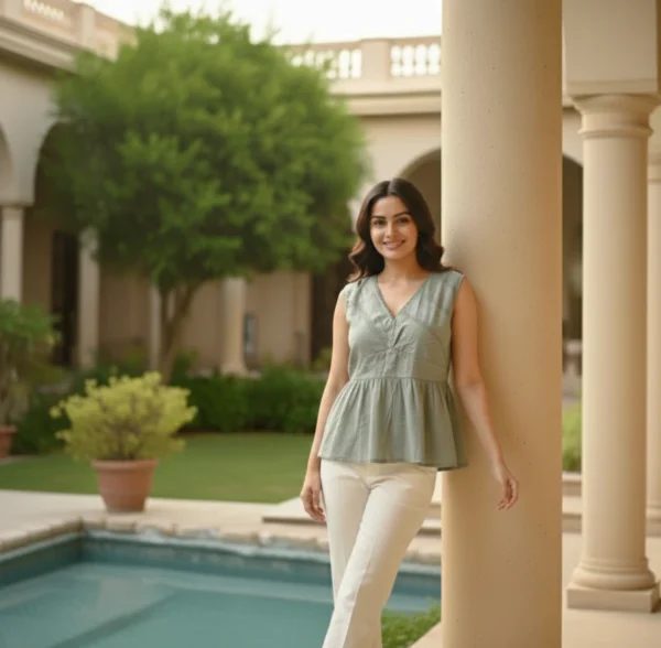 Chic Flair  Peplum Top