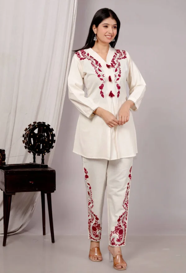 Moon & Maroon Co-ord Set