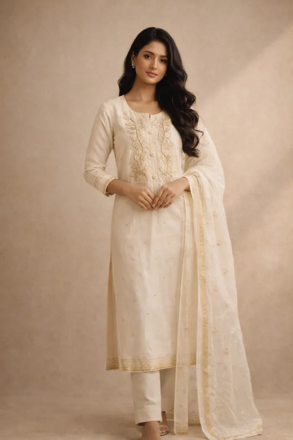 Classic Chanderi Silk Suit Set