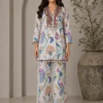 Rang Mayur Tassel-Detail Co-ord Set