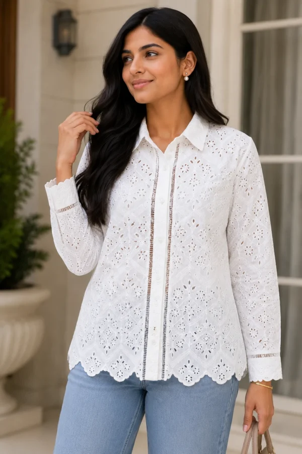 Aurelia HaKoba Embroidered Shirt