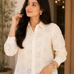 Sunflower Eyelet Hakoba Shirt