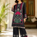 Midnight Lotus Heritage With Tassel Co-ord Set